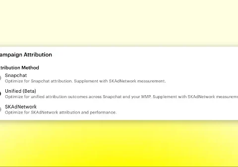 نظام Unified Attribution من سناب شات